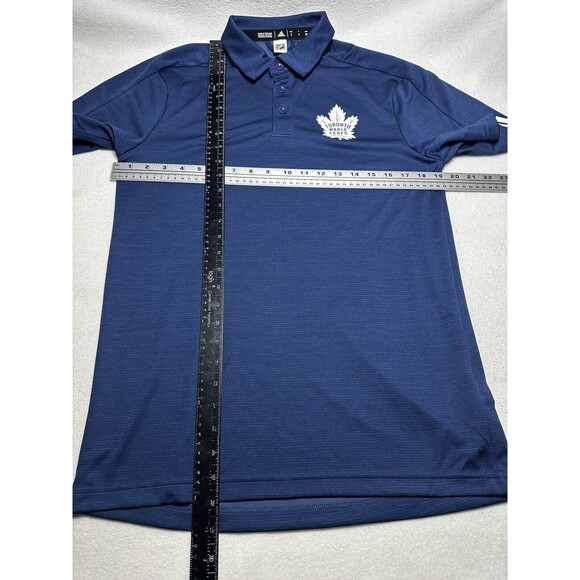 NEW Adidas Toronto Maple Leafs Game Mode Polo Golf Shirt Men’s Small NWT Hockey - Picture 9 of 15